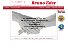 Tablet Screenshot of brunoeder.at